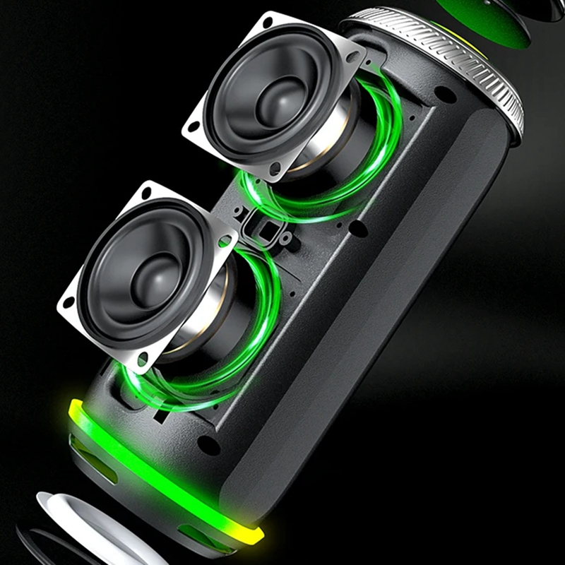 Outdoor Lighting Wireless - 360 ステレオ ワイヤレス Bluetooth スピーカー、カラー ムード
