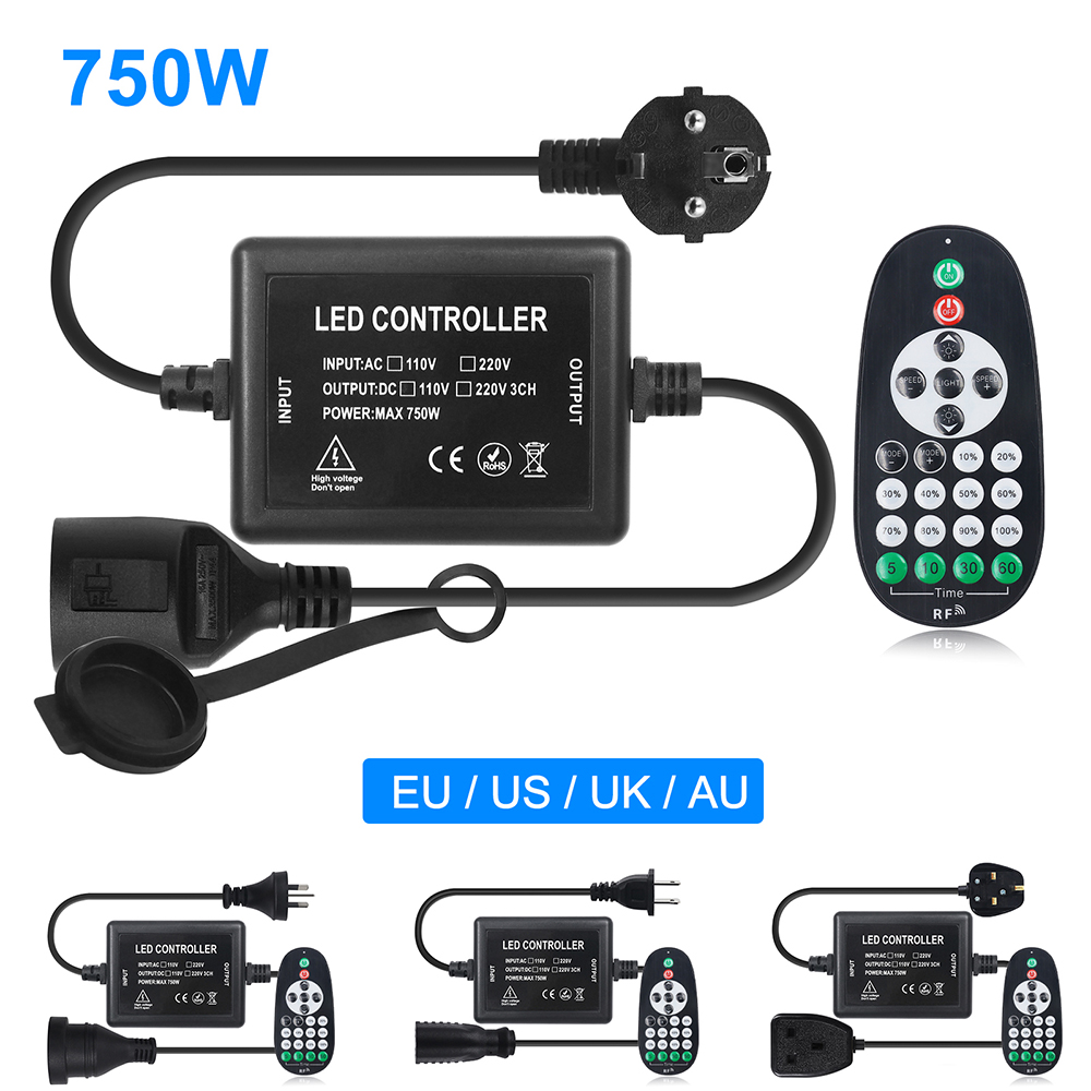 Outdoor Lighting Uk - AC 110V 220V 240V LED調光コントローラー 750W