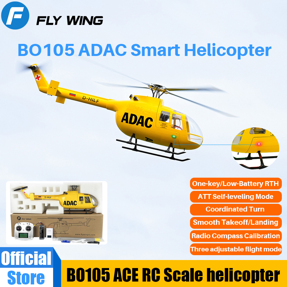 FLY WING BO105 スケールヘリコプター LEDラ - Outdoor Lighting Uk のレビューと価格