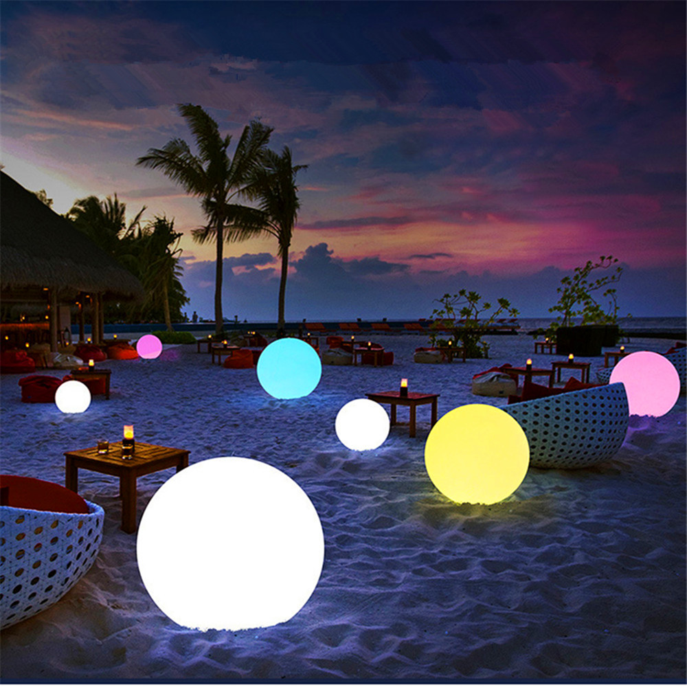 充電式LEDグローイングボールライト、子供、大人用、屋外グロ - Outdoor Lighting Effects のレビューと価格