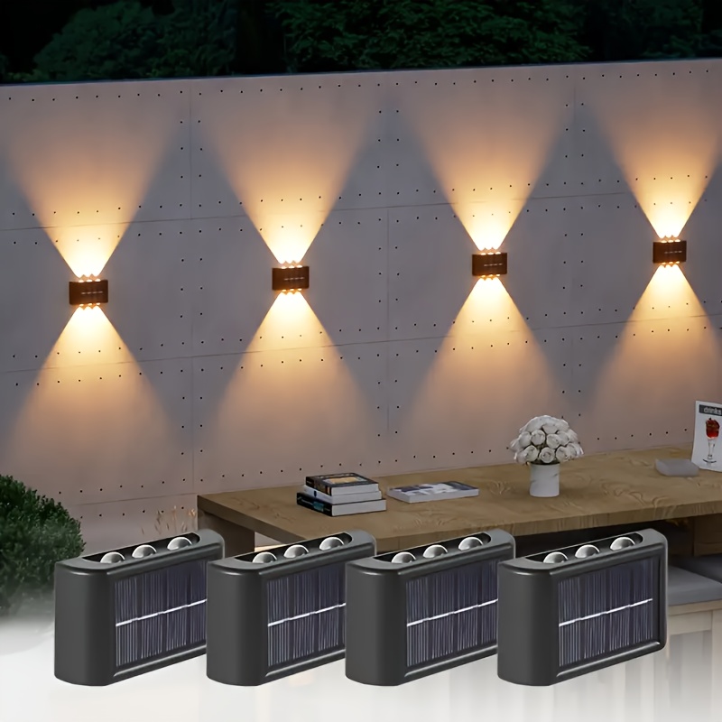 LEDソーラーライト 屋外防水 ソーラーウォールランプ 上下 - Outdoor Lighting Waterproof のレビューと価格