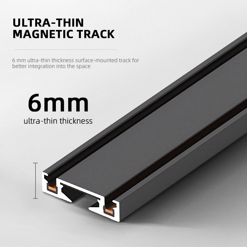 ST1 シリーズ 3CCT ブラックホワイト超薄型スリム磁気 - Outdoor Lighting Track のレビューと価格
