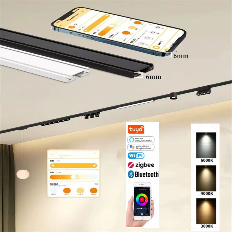 Tuya-磁気トラックライトシステム,超薄型表面実装,マウン - Outdoor Lighting Track のレビューと価格