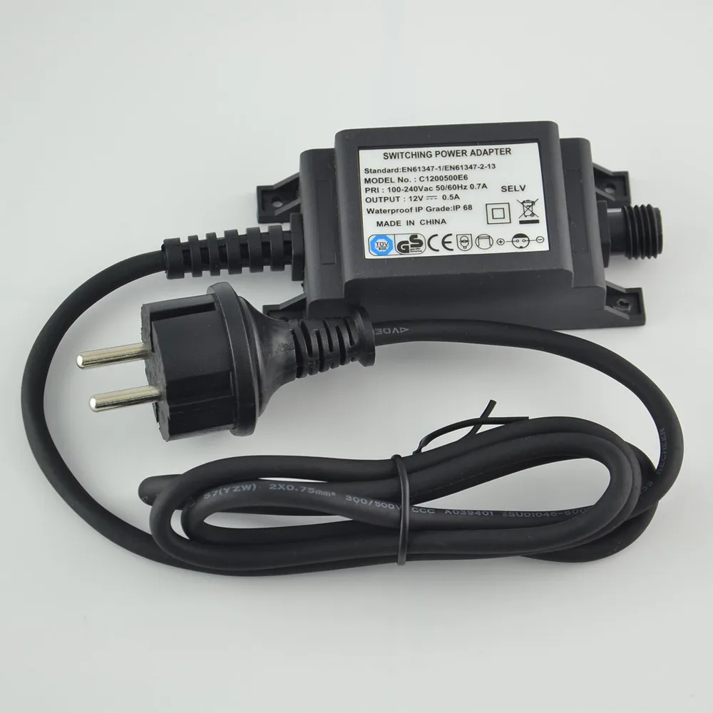 IP68 DC12V 1A 電源ドライバ供給充電器 EU U - Outdoor Lighting Uk のレビューと価格
