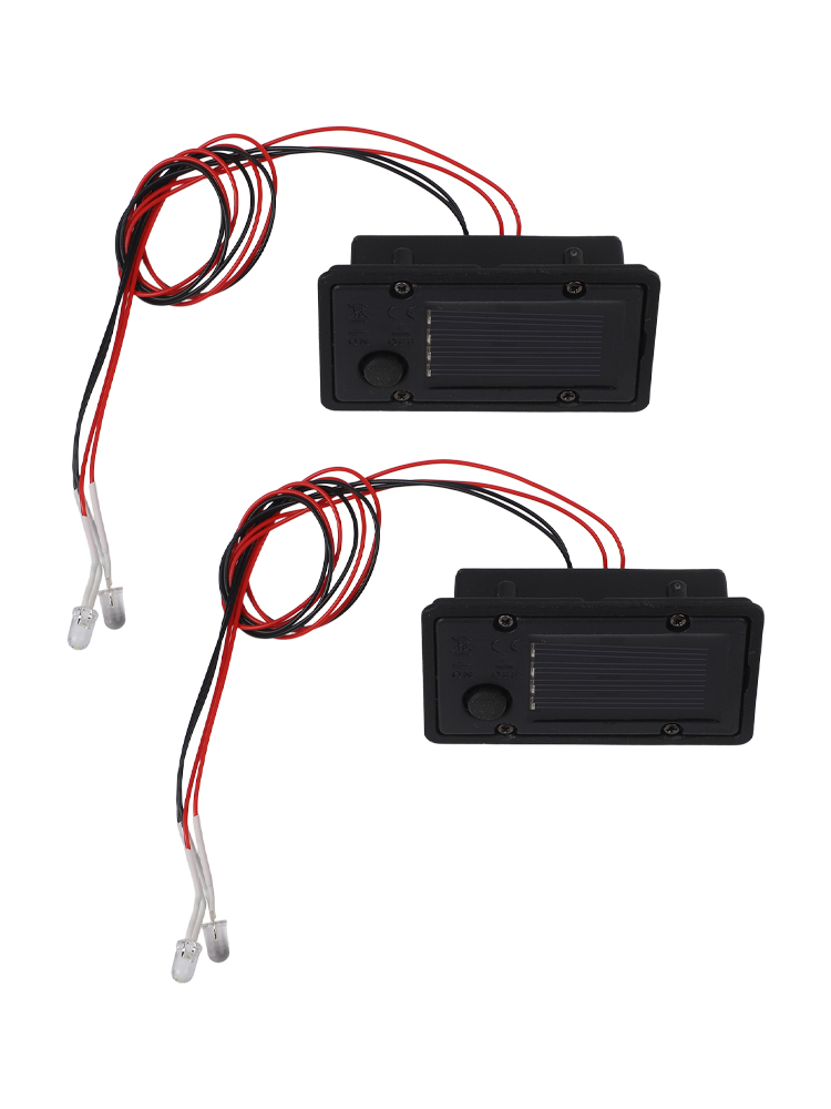 2個入りソーラーライトボックス交換用トップ、LED電球付き、 - Outdoor Lighting Pathway のレビューと価格