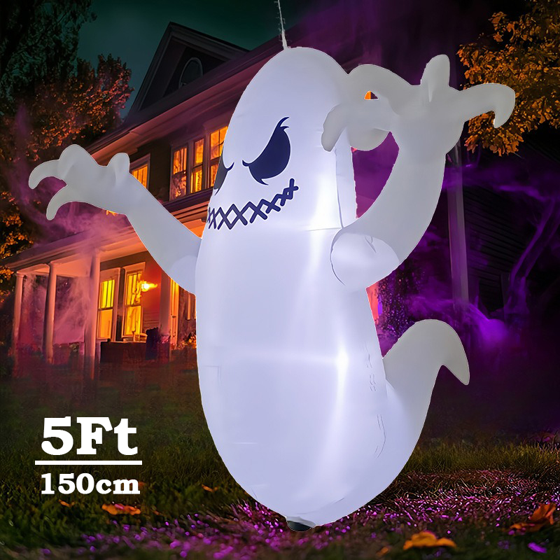 5フィートのハロウィン用インフレータブルモデル、吊り下げゴー - Outdoor Lighting Effects のレビューと価格
