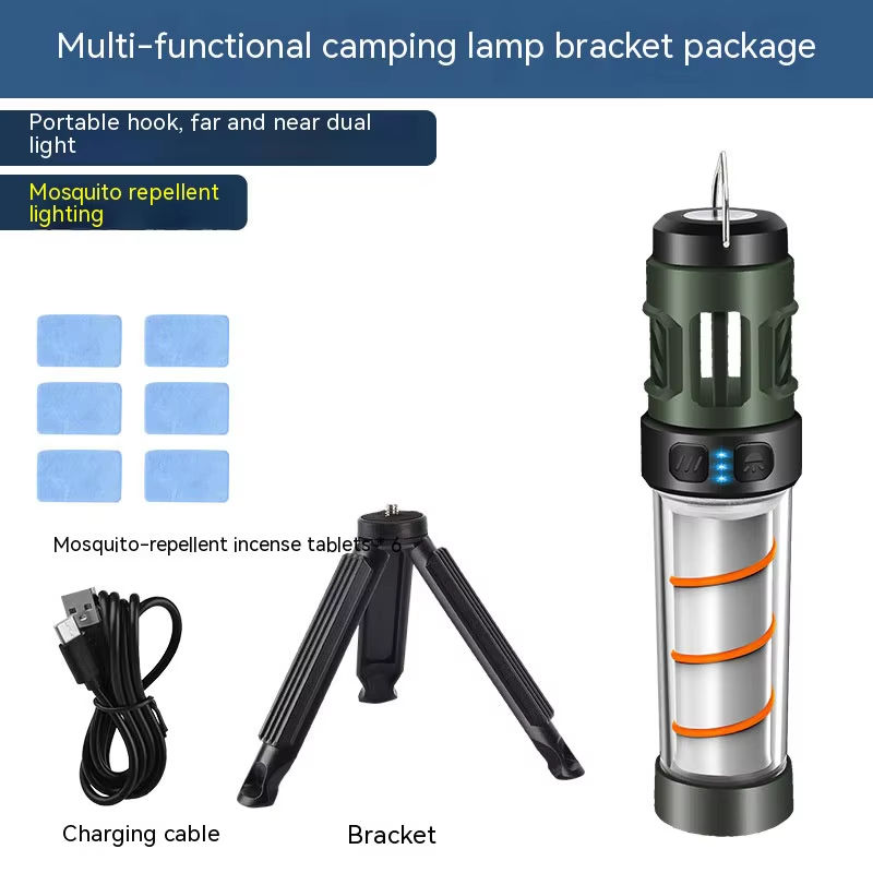 多機能キャンプ用蚊取りランプ 充電式ポータブルLED懐中電灯 - Outdoor Lighting Wireless のレビューと価格