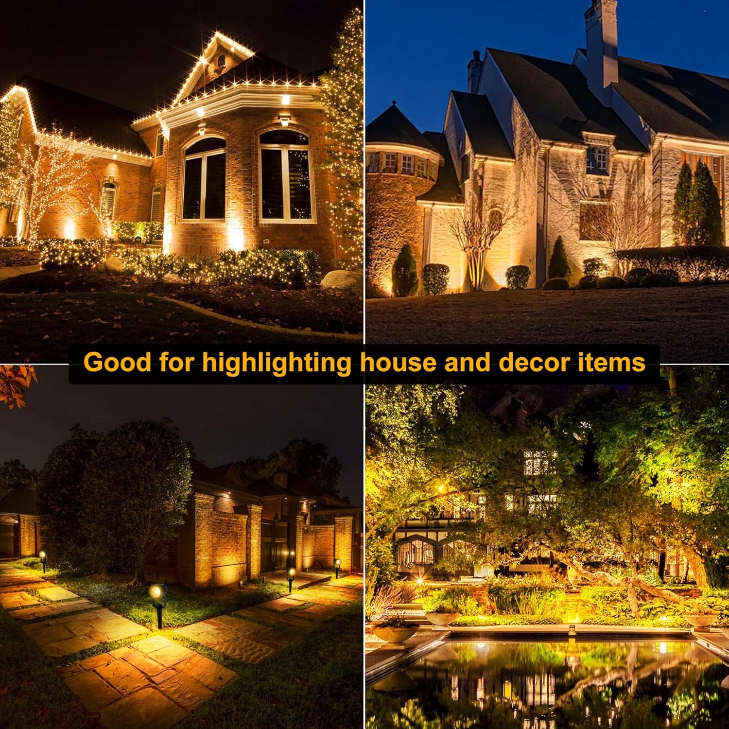 3000 18K 屋外スポットライト庭の風景装飾 EU/米国 - Outdoor Lighting Uk のレビューと価格